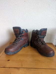 LL BEAN Womens Goretex Knife Edge Leather Hiking Work Boots Size 8 - Picture 1 of 5