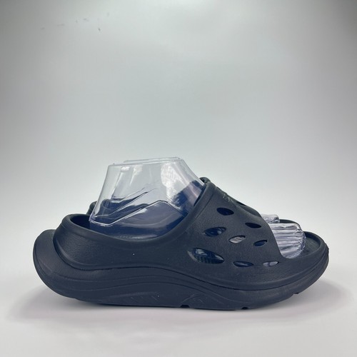 Sandali Reebok Platform Comfort neri slip on da passeggio slide gomma uomo taglia 7