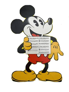Libro de teoría musical 1977 de tarjetas de actividad de Walt Disney Mickey's por Carl Anderson - Imagen 1 de 11