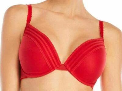 Sujetador push up rojo vacaciones La Perla Studio Daisy Collection 34D Foto 1 de 2