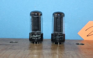 Tubos de radio 5Y3GT 5Y3 5Y3GT GE 4-48 188-5 PAR placa negra 100/106 113/120 - Imagen 1 de 3