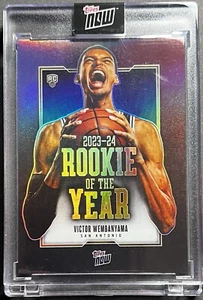 Victor Wembanyama ROY - 2023-24 Topps NOW® Basketball Card VW-6 - Picture 1 of 2
