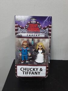 NECA Toony Terrors Chucky & Tiffany Child's Play Action Figures 2-Pack Horror