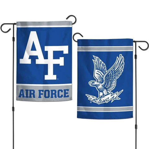 AIR FORCE FALCONS "AF" LOGO 12"X18" 2 SIDED GARDEN FLAG NEW WINCRAFT ๐ Cover
