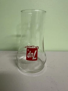 Upside Down 7UP Glas 16oz 70er Jahre (Vintage) - Bild 1 von 2