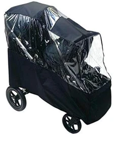 LikeNew_Sashas Premium Series Rain and Wind Cover for Baby Jogger Ci_Black_SZ_1 - Picture 1 of 2