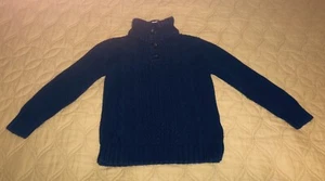Gap Boys Navy Cable Sweater Size 5 - Picture 1 of 4