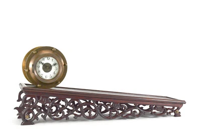 French Mystery Gravity Driven Brass Incline Rolling Clock - No Spring or Battery - Image 1 of 4