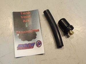 Nuevo respirador tapa gas aluminio negro sin derrame KX500 CR80 CR60 DR350 WR200 - Imagen 1 de 2