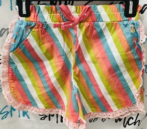 Girls Wildflowers clothing Multicolor Stripe Woven Shorts size 8 NWT - Picture 1 of 6