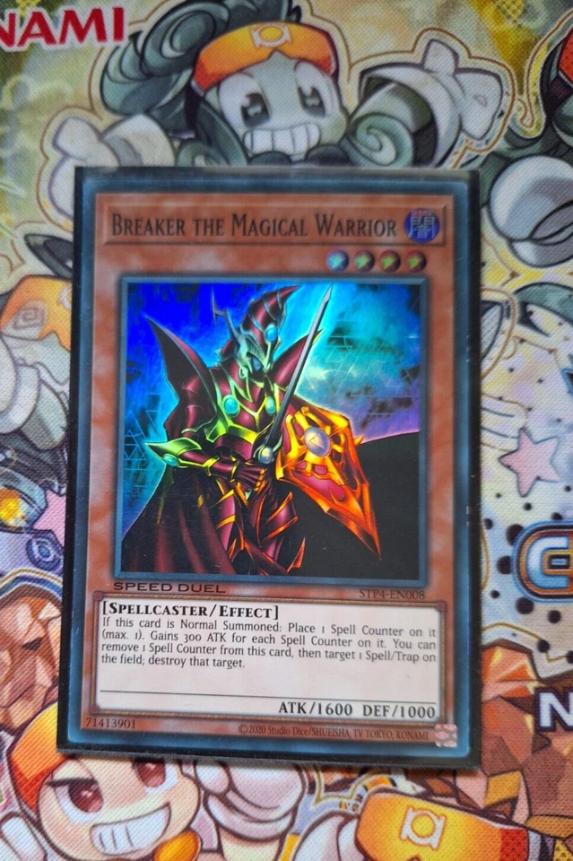 Speed Duel YU-GI-OH! Breaker the Magical Warrior - STP4-EN008 Super Rare  NM - Image 1 of 1