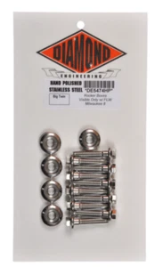 Diamond Engineering - DE5474HP - Rocker Box HD-Style Polished Stainless Engine - Picture 1 of 3