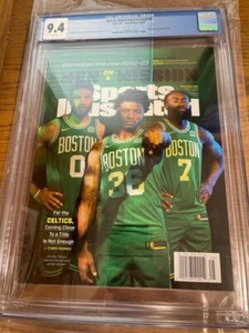 2022 Jayson Tatum Boston Celtics RC First Sports Illustrated NO LABEL CGC 9.4 - Picture 1 of 5