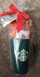 Green Starbucks Christmas BE MERRY Holiday Tall Mug Holiday Blend Coffee - Picture 1 of 2
