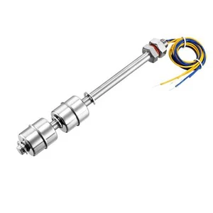Stainless Steel Dual Ball Liquid Level Sensor Vertical Float Switch 17cm - Picture 1 of 3