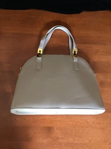 BEIGE / TAUPE JONES NEW YORK LEATHER CROSSBODY PURSE - Picture 1 of 17