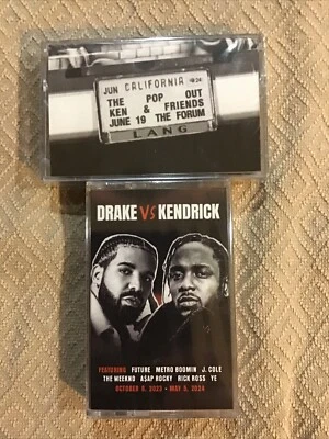 Drake Vs Kendrick Beef “THE WHOLE BLOODY AFFAIR” + Ken & Friends 2 Cassette Lot! - Image 1 of 4