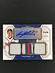 2012 Topps Museum Collection Signature Swatches Craig Kimbrel /175  - Picture 1 of 2