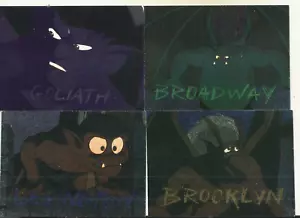 1995 SKYBOX GARGOYLES - DOUBLE SIDED SPECTRA CARDS - FULL SET OF 4 - BROOKLYN - Picture 1 of 2