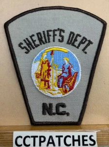 NORTH CAROLINA SHERIFF (POLICE) SHOULDER PATCH NC - Picture 1 of 2