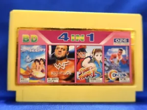 😎Contra x4 - Famiclone cartridge Famicom Nes Game 8 bit Game Dendy, Pegasus - Picture 1 of 4