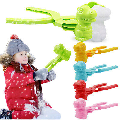 Snow Snowball Maker Clip Maker Dinosaur Shaped Snow Sand Mold Tool Winter Kids • 7.82$