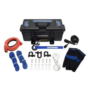 Superwinch 4000 Lb Portable Winch Winch2Go 12V 3/16x60 Wire Rope | 1140222 - Picture 1 of 5