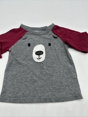 Camisa manga larga First Impressions joven niña oso bordado 12M..#27888 Foto 1 de 4