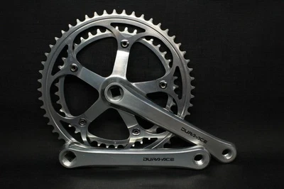 Vintage SHIMANO Dura Ace FC-7402 7400, 175mm crankset, 53/42T,  Road bike - Image 1 of 4