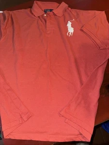 Polo Ralph Lauren Polo Big Pony Lujo Y2K Camiseta Para Hombre Talla 3xl Melón - Imagen 1 de 4