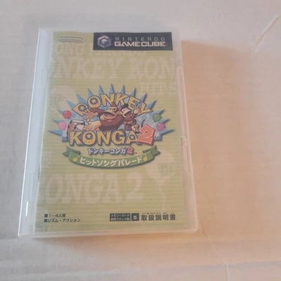 Donkey Konga 2 Nintendo Gamecube Software Japonés Videojuego Musical - T & W Foto 1 de 4