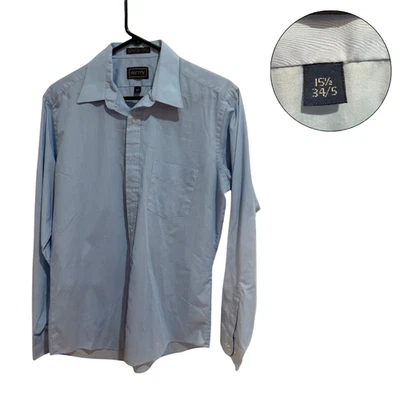 Camisa de hombre Surrey con botones azul claro 15,5 34/35 vestido manga larga Foto 1 de 3