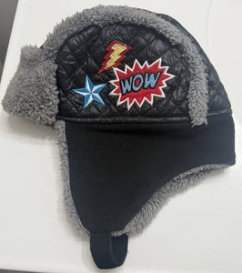 Cat & Jack Kleinkind schwarz Flieger Trapper Wintermütze mit Ohrenklappen - Bild 1 von 8