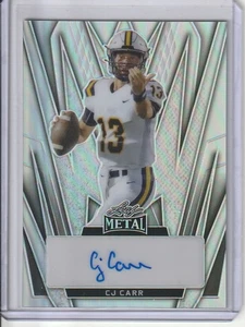 2024 Hoja Metal CJ Carr Auto/10 Notre Dame #BA-CJC - Imagen 1 de 2