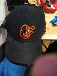 Gorra de béisbol ajustable negra Under Armour Baltimore Orioles MLB - Imagen 1 de 7