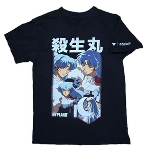Hypland x InuYasha Sesshomaru T-Shirt Adult S Short Sleeve Rare Streetwear Black - Picture 1 of 6