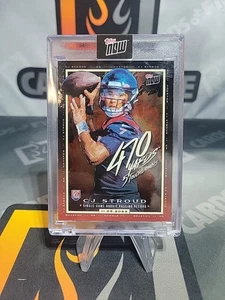 2023 Topps Now CJ Stroud 470 Yards 5 TD’s Rookie Passing Record #CJ1 RC Rookie - Picture 1 of 2
