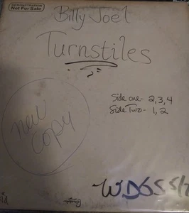 Rare Billy Joel Demonstration Vinyl Record - Picture 1 of 1
