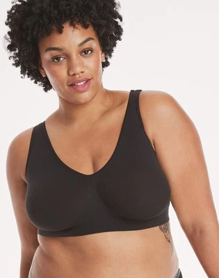 Hanes Bra Get Cozy Comfort Flex Fit Wire Free Women's Pullover Seamless Stretch - Image 1 of 4