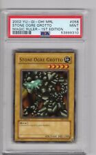 2002 YuGiOh  Stone Ogre Grotto  MRL 058  1st Edition PSA 9