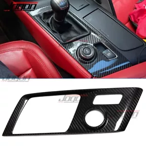 Interior Trim Carbon Fiber For Corvette C7 ZR1 Z06 Console Gear Shifter Panel - Foto 1 di 11