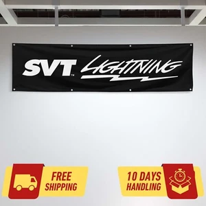 Bandera de regalo de cumpleaños para fanáticos Ford SVT Lightning 2x8 ft - Imagen 1 de 2