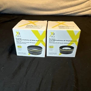 43mm XIT Pro HD 2.2x Telephoto + 0.43x HD Wide Angle Lens - Picture 1 of 3