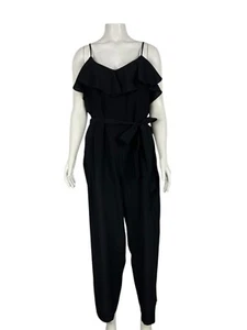 NEU Banana Republic Rüschen Overall Strampler 12 schwarz Spaghettiträger Gürtel - Bild 1 von 7