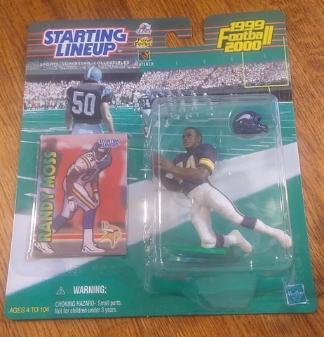 1999 rookie Randy Moss Minnesota Vikings purple jersey football clean mint SLU Cover