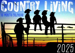 Country Living - 2025 Rectangle Wall Calendar 16 Months by Design Group - Picture 1 of 1