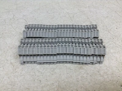 Allen Bradley 1492-J6 Gray Grey Wire Terminal 1492J6 Lot of 50 (TSC) - Image 1 of 4