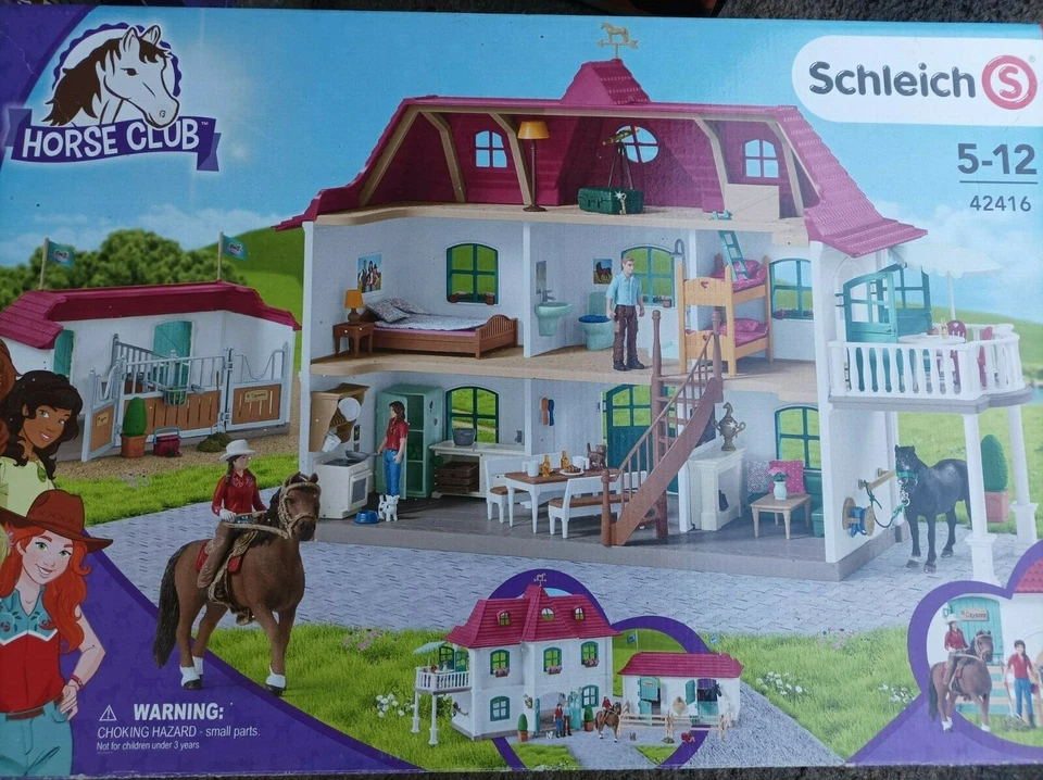 Schleich 42416 Großer Pferdehof Wohnhaus Stall Ersatzteile Einzelverkauf - Bild 1 von 1