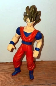 DRAGON BALL Z GOKU 2001 IRWIN CAPELLI D'ORO 5,5" ACTION FIGURE H2 Vintage - Foto 1 di 2