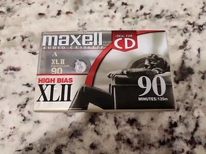 Cassetta audio vuota Maxell XL-II 90 minuti | Nuova sigillata - Foto 1 di 2